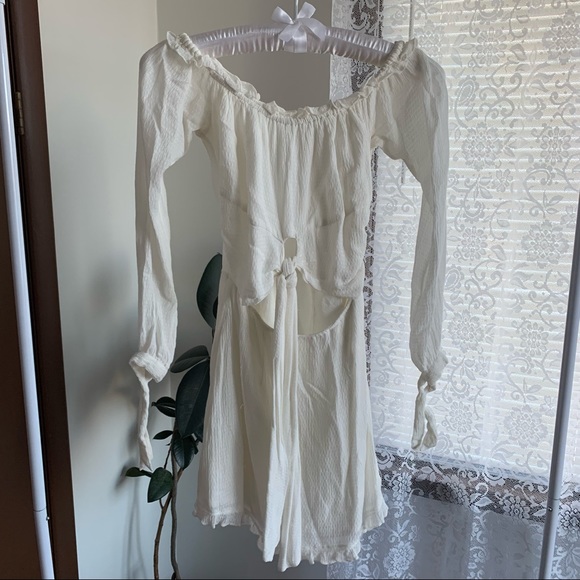 Lovers + Friends Off Shoulder Mini Dress - Picture 1 of 6